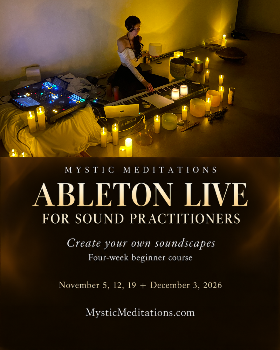 Ableton Live for Sound Practitioners Sound Practitioner Certification Vancouver | Mystic Meditations